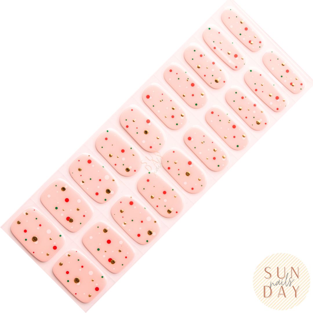 Jingle All the Way Semi Cured Gel Nail Sticker Kit  (Christmas Limited Edition) | Sunday Nails AU