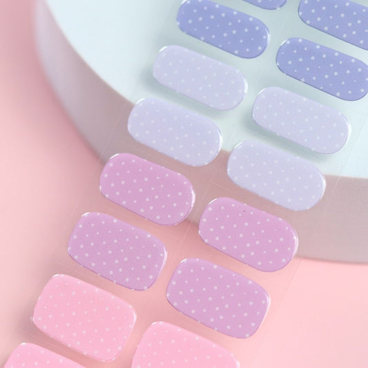 Polka Semi Cured Gel Nail Sticker Kit - Sunday Nails AU - Semi Cured Gel Nails