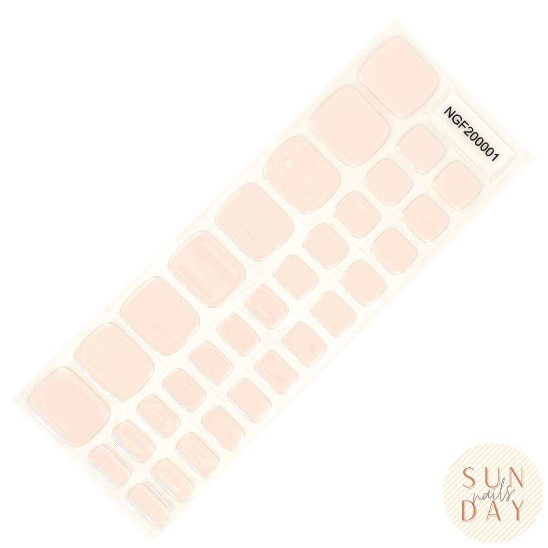 (PEDI) Blush Semi Cured Gel Nails Kit - Sunday Nails AU - Semi Cured Gel Nails