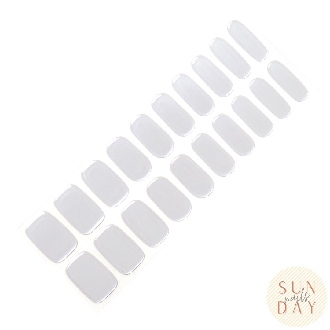 Icy Glazed Donut Semi Cured Gel Nail Sticker Kit - Sunday Nails AU - Semi Cured Gel Nails