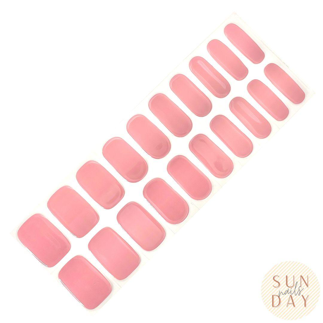 Rouge Semi Cured Gel Nail Sticker Kit - Sunday Nails AU - Semi Cured Gel Nails