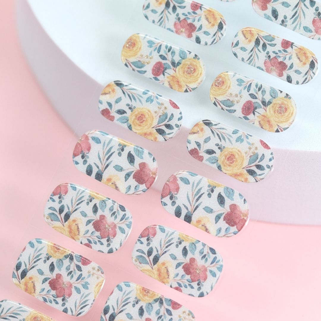 Spring Semi Cured Gel Nail Sticker Kit - Sunday Nails AU - Semi Cured Gel Nails