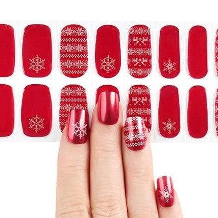 Christmas Sweater Semi Cured Gel Nail Sticker Kit  (Christmas Limited Edition) | Sunday Nails AU