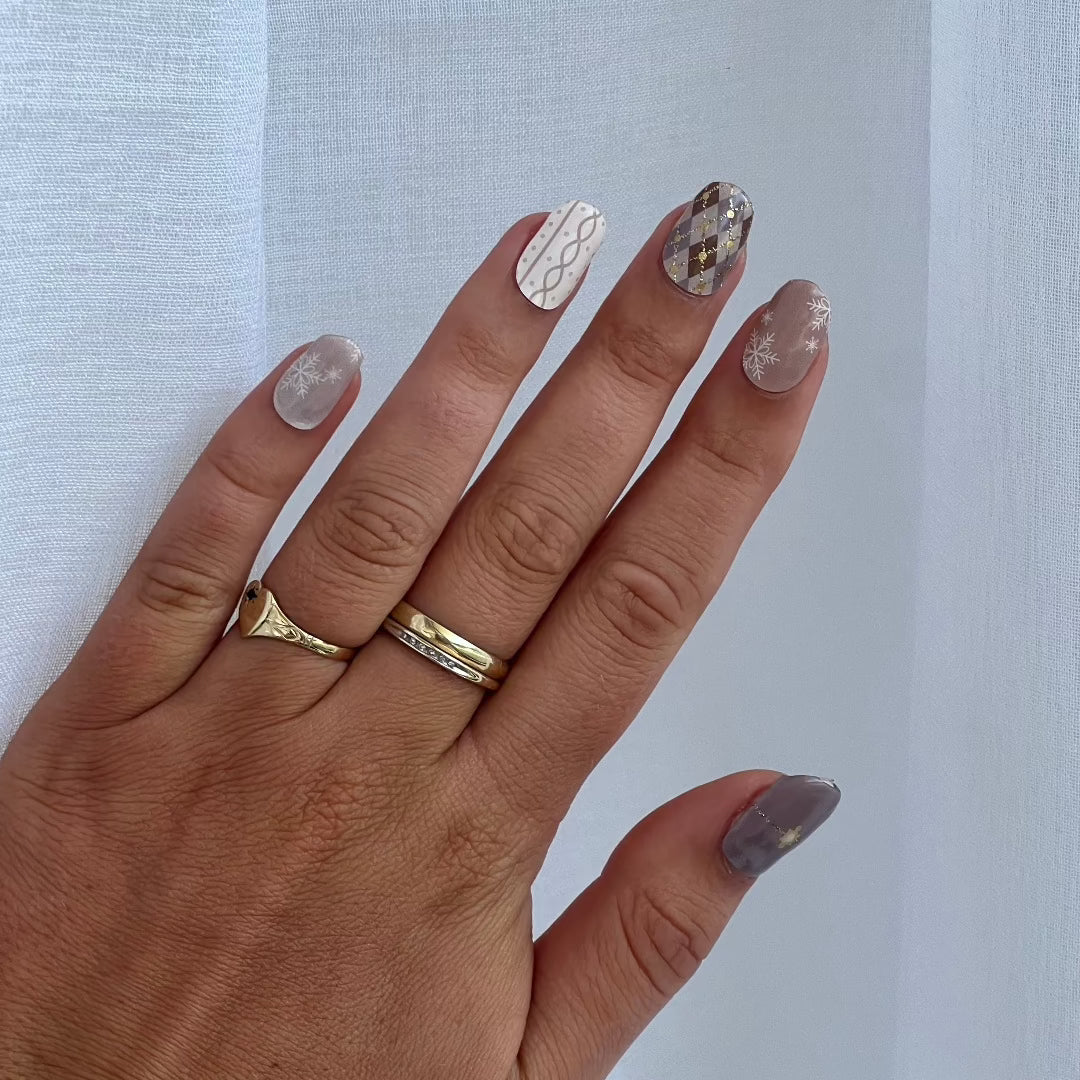 Frost Semi Cured Gel Nail Sticker Kit | Sunday Nails AU