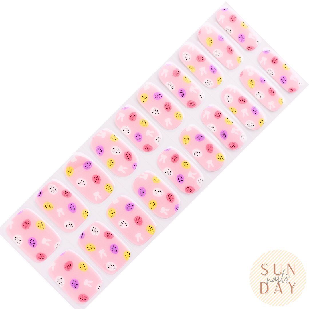 Eggstra Cute Semi Cured Gel Nail Sticker Kit | Sunday Nails AU ( Easter Collection ) 